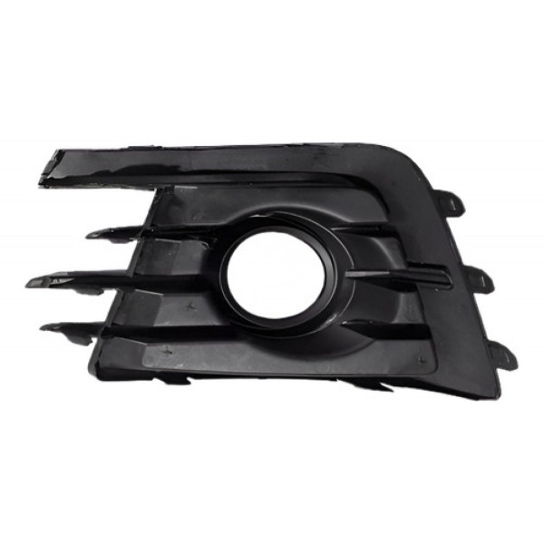 Par Grade Moldura Milha Gol Voyage G7 Aro Friso Cromado Preto