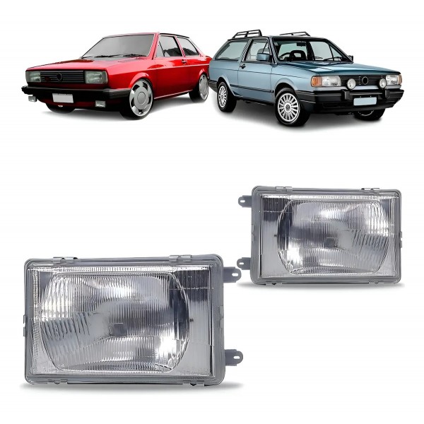 Par Farol Voyage Parati Saveiro Gts 1987 1988 1989 1990 Ambos Lados