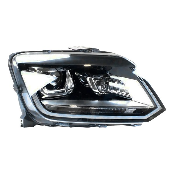 Farol Elétrico Vw Amarok 2017 A 2023 Led Com Motor