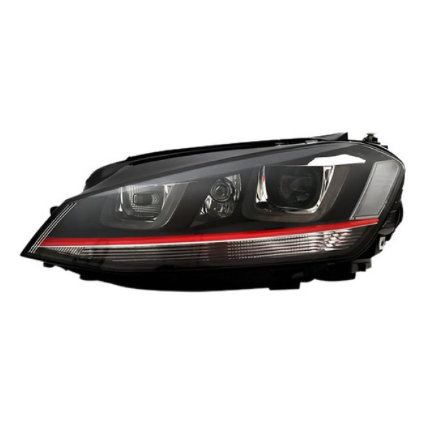 Par Farol Golf Gti 2014 15 2016 2017 2018 Led Mascara Negra