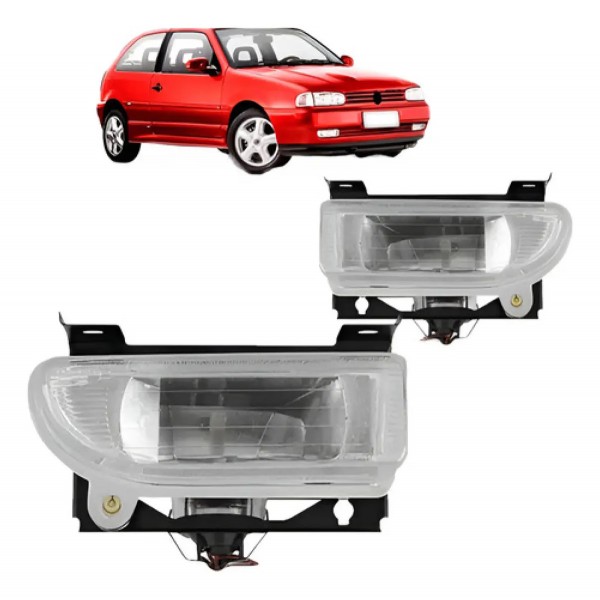 Par Farol Milha Auxiliar Gol 1995 1996 1997 1998 Lente Lisa