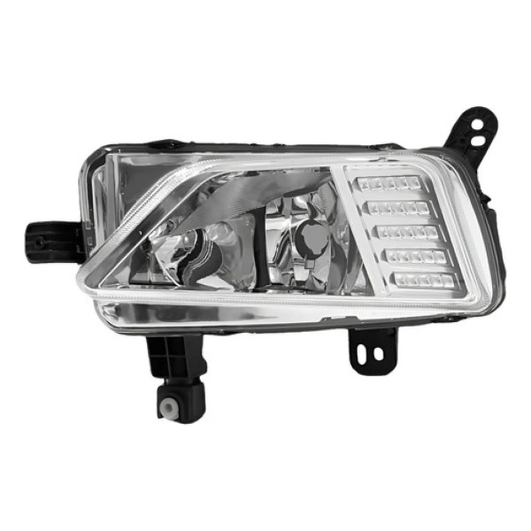 Farol Milha Auxiliar Polo Virtus 2018 2019 Cromado