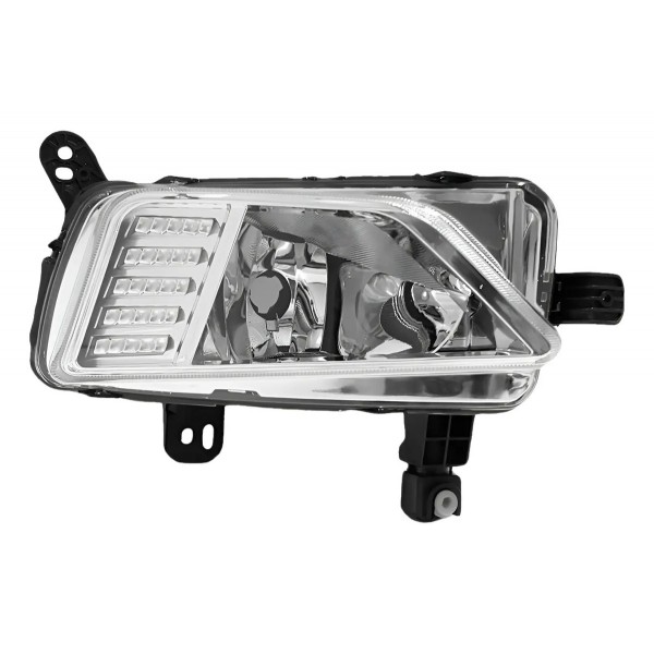 Farol Milha Auxiliar Polo Virtus 2018 2019 Cromado