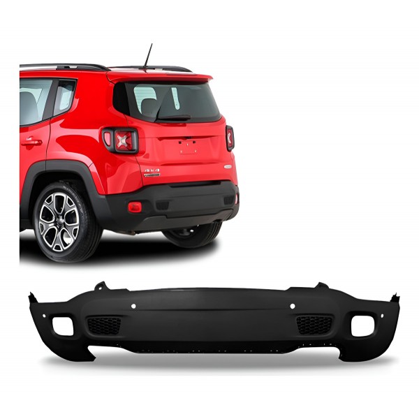Parachoque Jeep Renegade 2015 2016 2017 2018 Preto