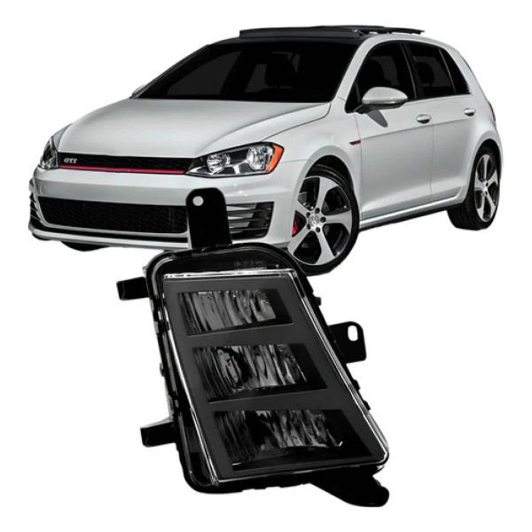 Farol Milha Auxiliar Golf Gti 2014 2015 16 Com Led Promoção