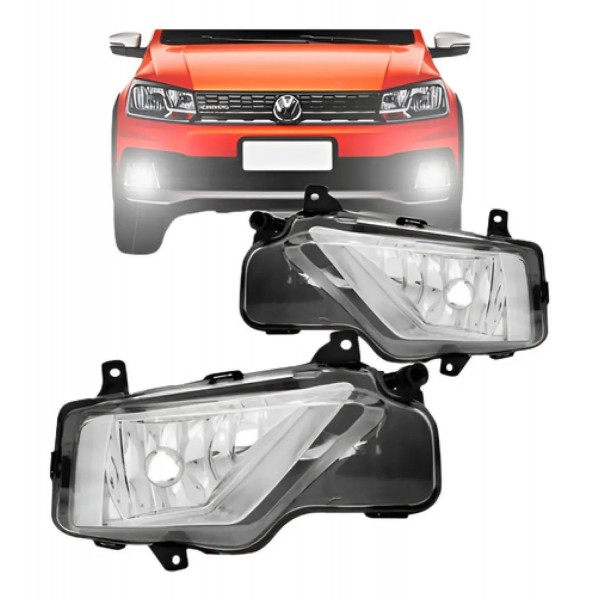 Par Farol Milha Auxiliar Saveiro G7 2016 2017 2018 2019