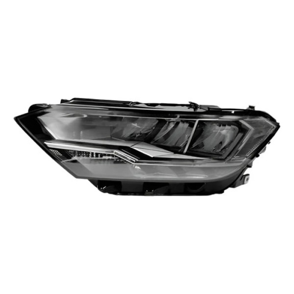 Farol Eletrico Jetta Sedan 2019 A 2022 Tyc C/motor Com Led