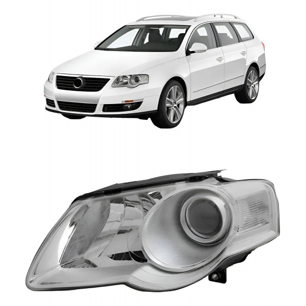 Farol Passat Variant 2006 2007 2008 A 2010 Elétrico S/ Motor