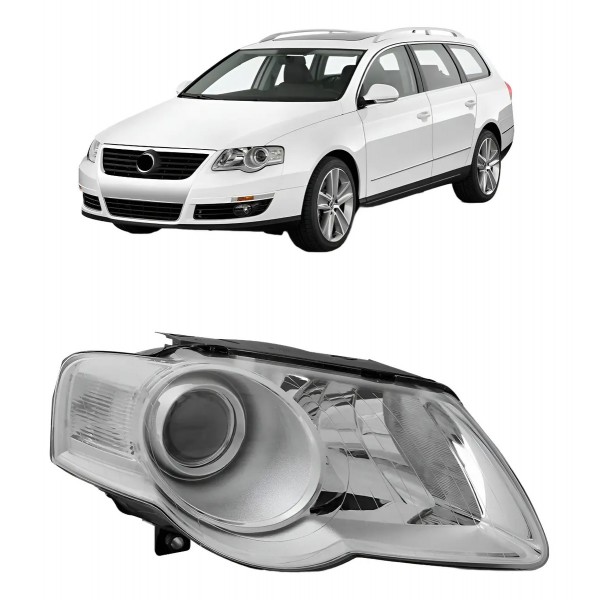 Farol Passat Variant 2006 2007 2008 A 2010 Elétrico S/ Motor
