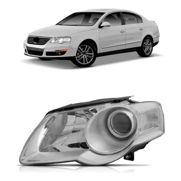 Farol Passat Highline 2006 A 2010 Elétrico S/motor