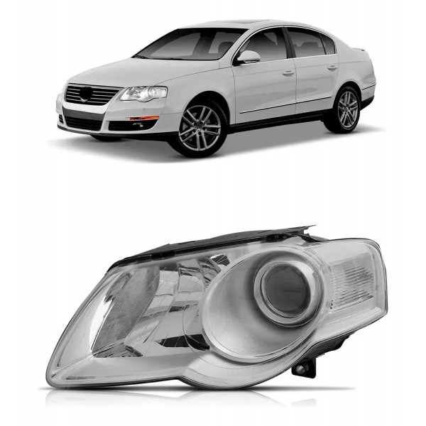Farol Passat 2006 2007 2008 2009 2010 Elétrico S/ Motor