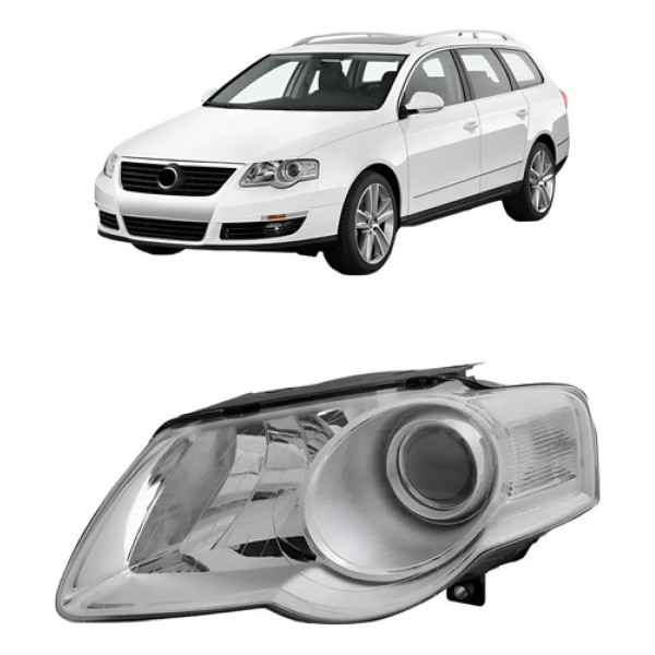 Farol Passat Variant 2006 2007 2008 A 2010 Elétrico S/ Moto