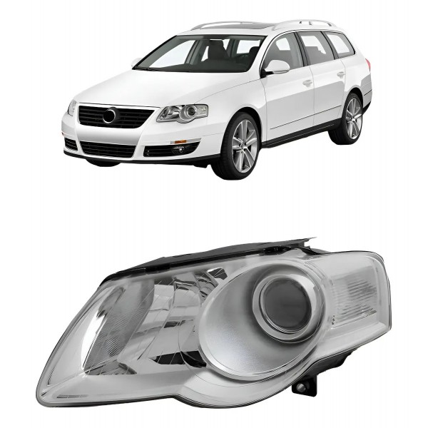 Farol Passat Variant 2006 2007 2008 A 2010 Elétrico S/ Moto