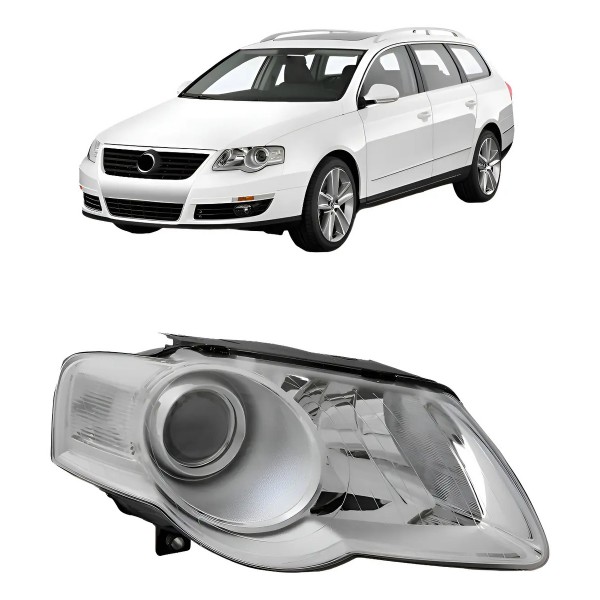 Farol Passat Variant 2006 2007 2008 A 2010 Elétrico S/ Moto