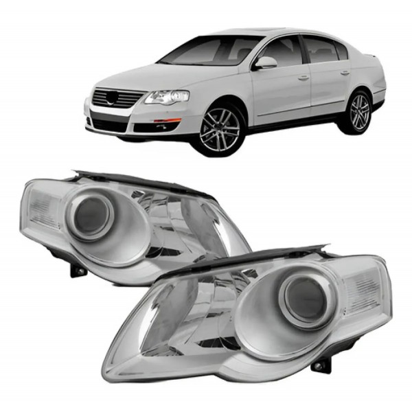 Par Farol Passat Comfortline Fsi At 2006 A 2010 Elétrico