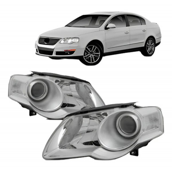 Par Farol Elétrico Passat 2006 A 2010