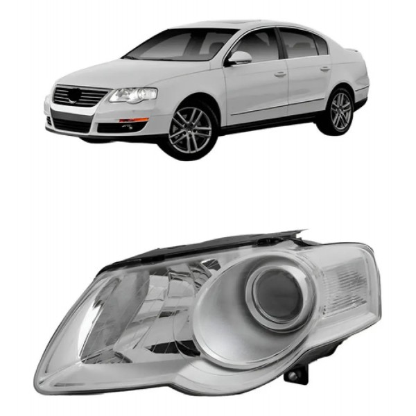 Farol Passat Comfortline Tb Fsi 2006 A 2010 Elétrico S/motor