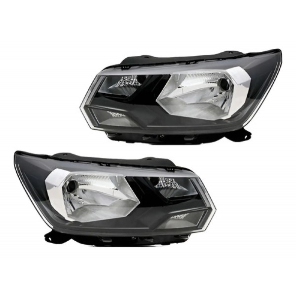 Par Farol Foco Simples Saveiro G8 2018 2019 2020 2021 2022