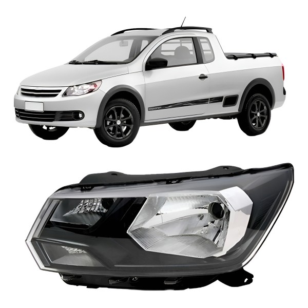 Farol Gol Voyage Saveiro G8 2018 19 20 2022 2023foco Simples