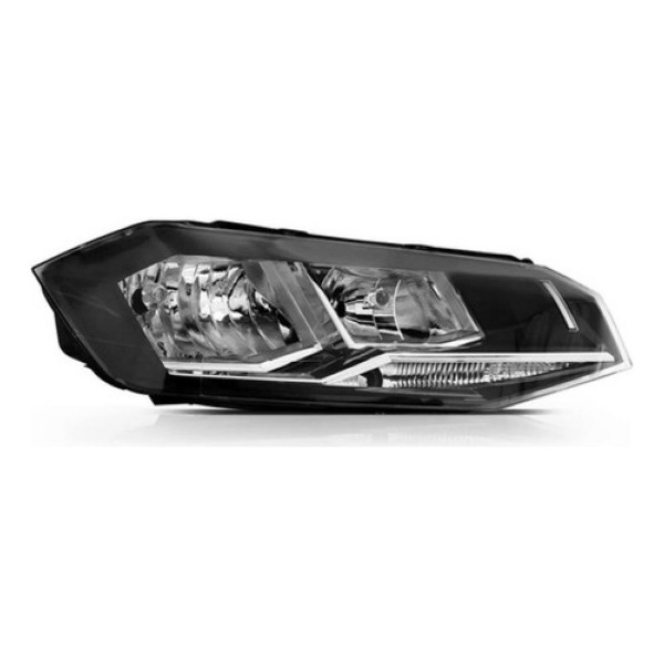 Farol Polo Virtus 2018 2019 2020 Com Friso Cromado