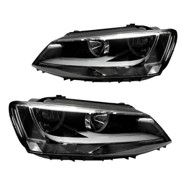 Par Farol Jetta 2016 2017 2018 Manual Com Led Mega Desconto