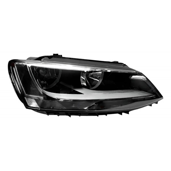 Farol Jetta 2016 2017 2018 Manual Com Led Modelo Original