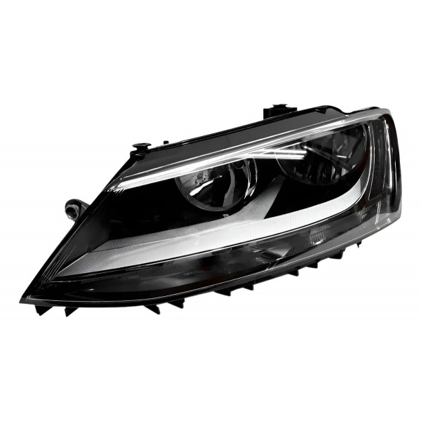 Farol Jetta 2016 2017 2018 Manual Com Led Modelo Original