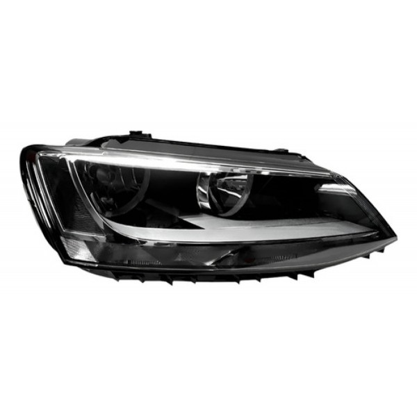 Farol Jetta 2016 2017 2018 Manual Com Led Modelo Original