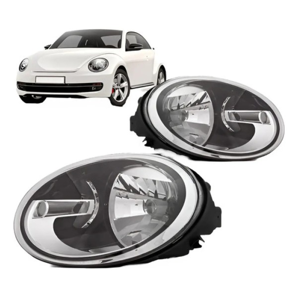 Par Farol Fusca New Beetle 2013  A 2016 Eletrico C/motor