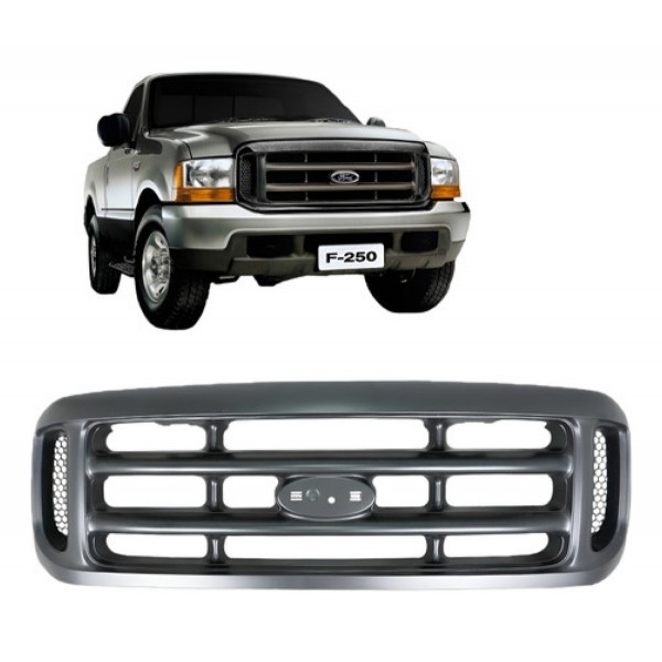 Grade F250 E F350 1999 A 2003 Cinza
