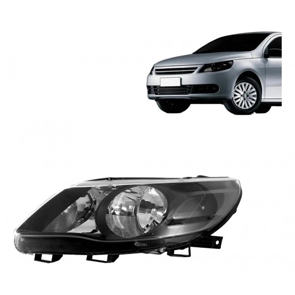 Farol Fume Escuro Foco Duplo Gol G5 2009 A 2012