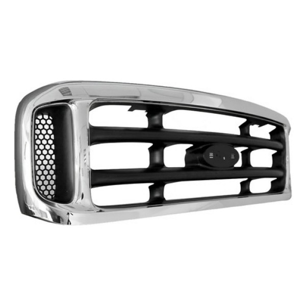 Grade Central Para Ford F250 1999 A 2005 Moldura Cromada