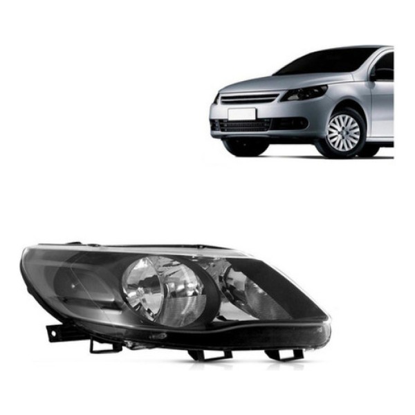 Farol Fume Escuro Foco Duplo Gol G5 2009 2010 2011 2012 Novo