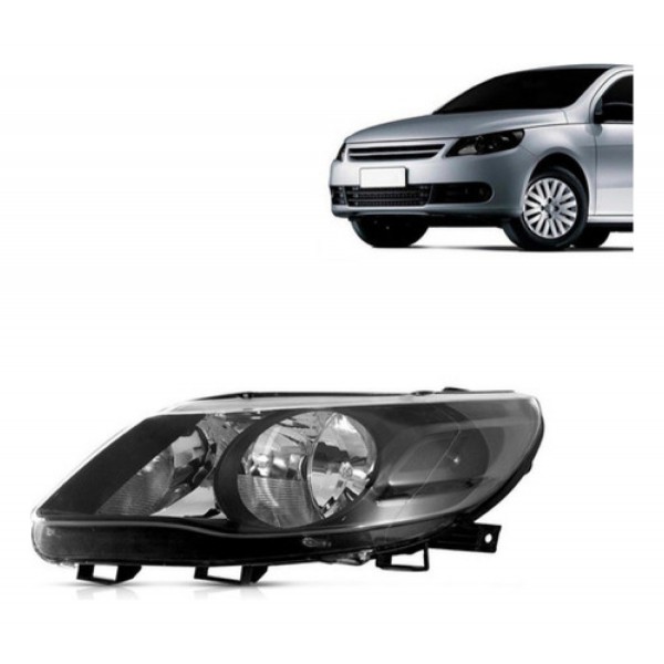 Farol Fume Escuro Foco Duplo Gol G5 2009 2010 2011 2012 Novo