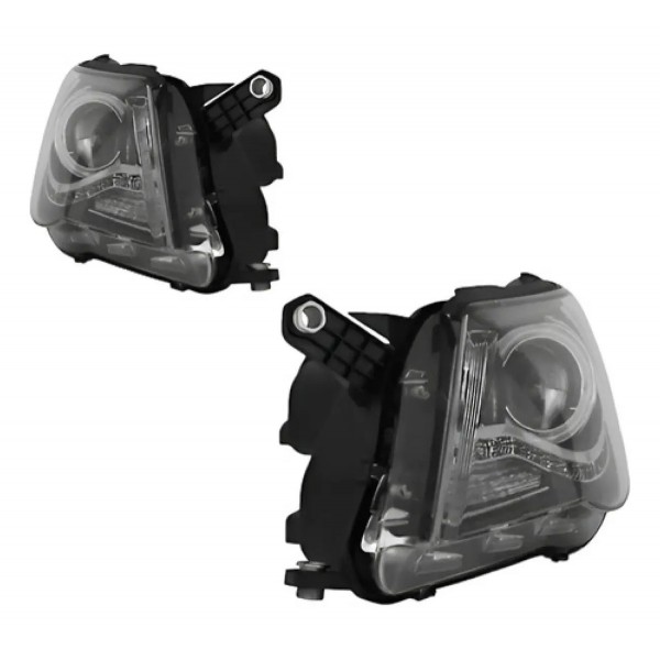 Par Farol Tiguan 2009 2010 2011 Com Led Projetor Sem Xenon