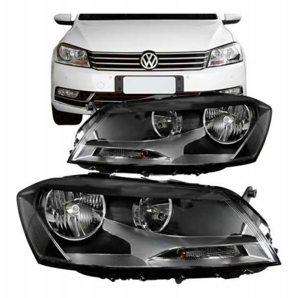 Farol Passat 2011 2012 2013 2014 Hatch E Sedan Eletrico