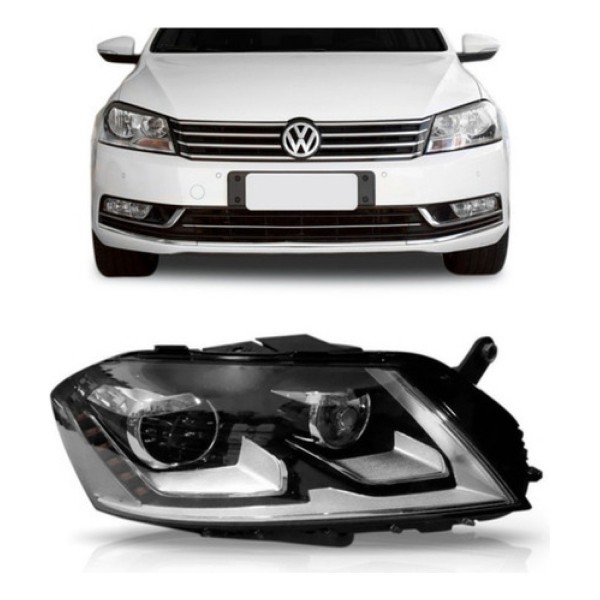 Farol Passat Com Led 2011 2012 2013 2014 Eletrico
