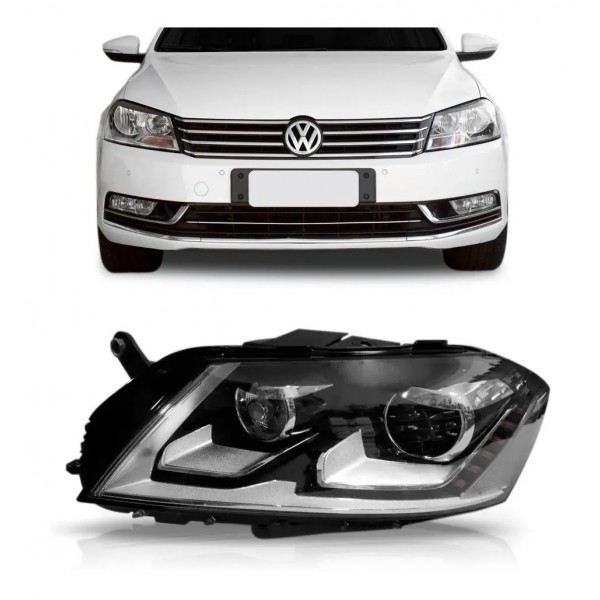 Farol Passat Com Led 2011 2012 2013 2014 Eletrico
