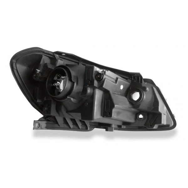 Farol Gol G7 2016 A 2018 Manual Foco Simples Friso Preto