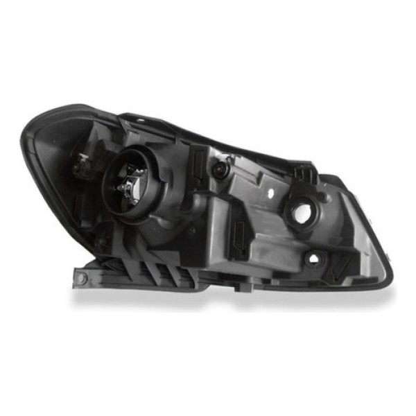 Farol Gol G7 2016 A 2018 Manual Foco Simples Friso Preto