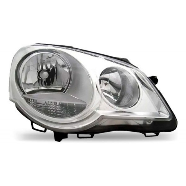 Farol Polo 2007 2008 2009 2010 11 2012 Manual Cromado Oferta