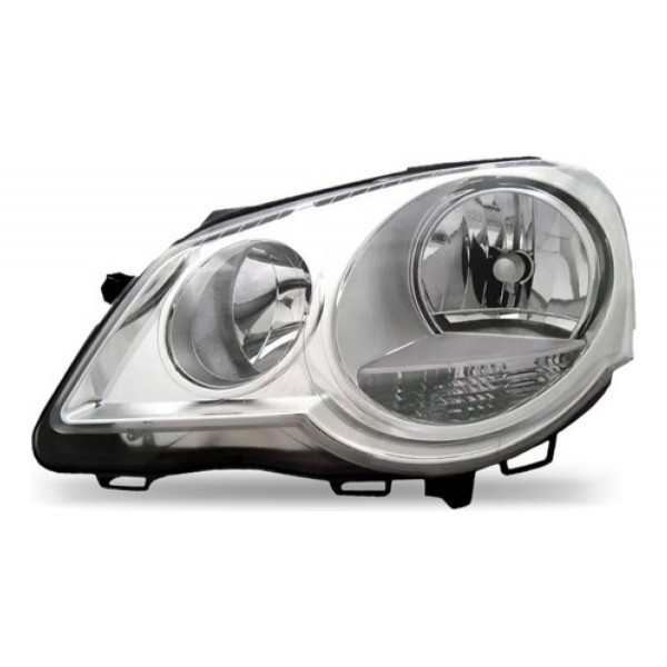 Farol Polo 2007 2008 2009 2010 11 2012 Manual Cromado Oferta