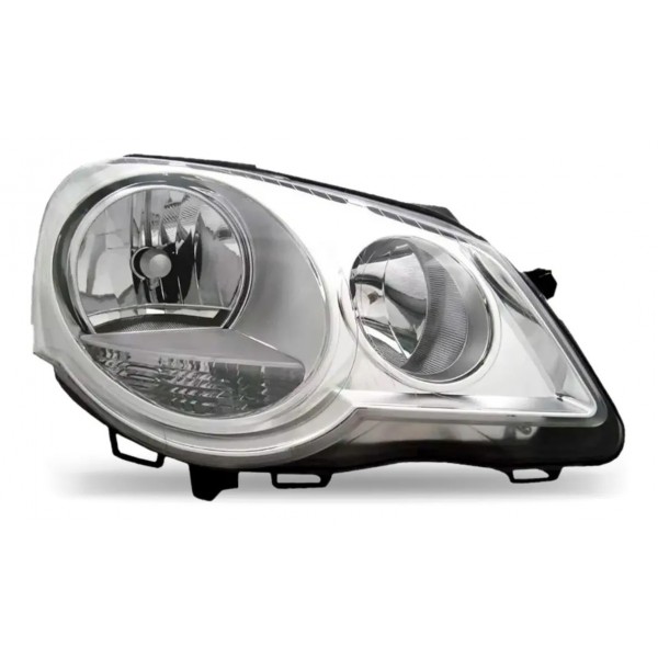 Farol Polo 2007 2008 2009 2010 11 2012 Manual Cromado Oferta