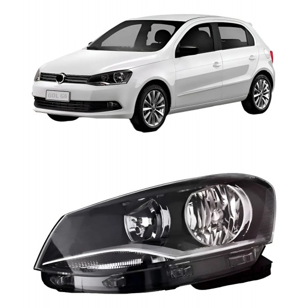 Farol Vw Gol G6 2013 2014 2015 2016 Foco Duplo