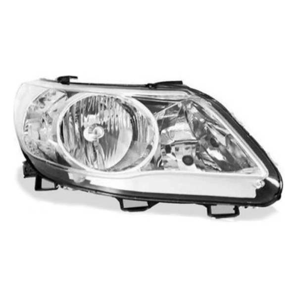 Farol Gol G5 2009 A 2012 Foco Duplo Cromado