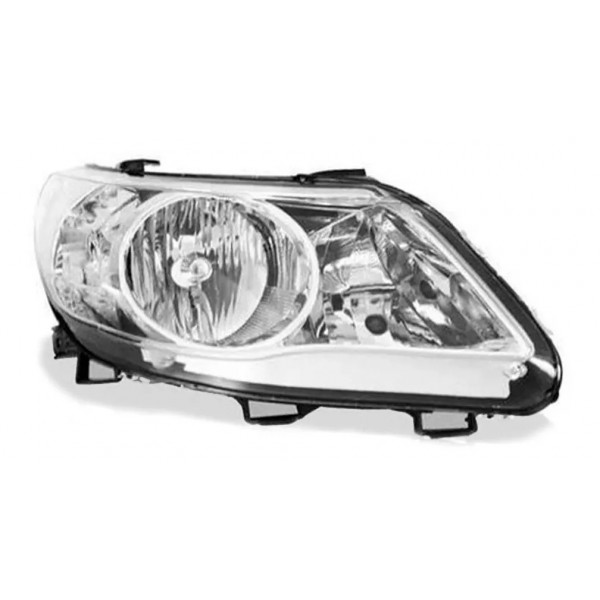 Farol Gol G5 2009 A 2012 Foco Duplo Cromado