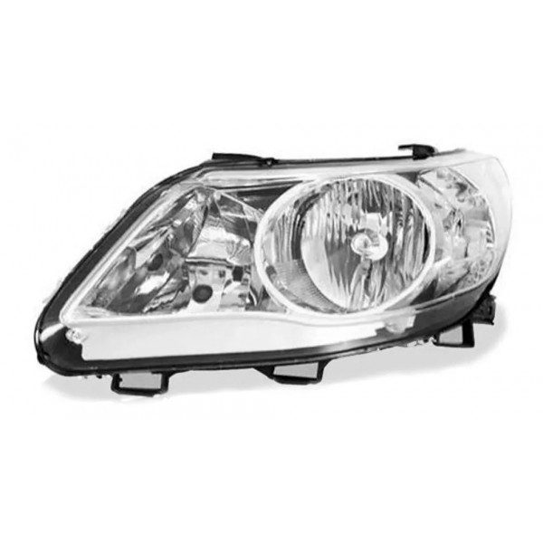 Farol Gol G5 2009 A 2012 Foco Duplo Cromado