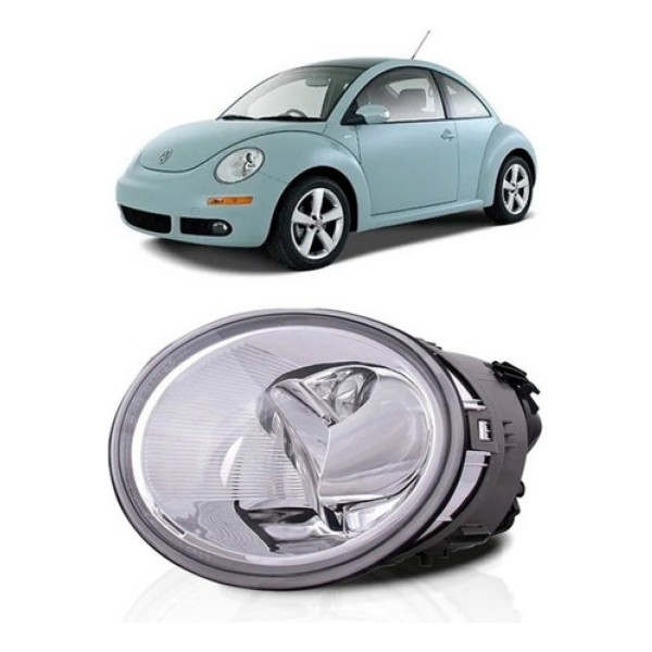 Farol New Beetle 1998 99 00 01 02/2005 Eletrico Sem Motor