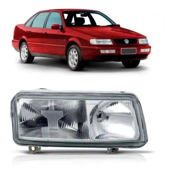 Farol Passat 1993 1994 1995 1996 Foco Duplo Modelo Original