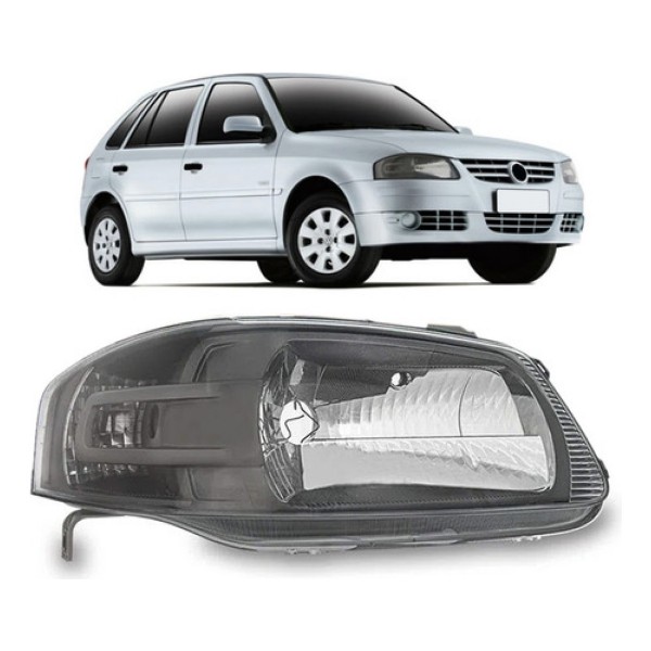 Farol Gol G4 2005 2006 2007 2008 Cinza Escuro